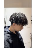 MEN'S HAIR/縦落ちツイスパ/スパイラル/ツーブロック
