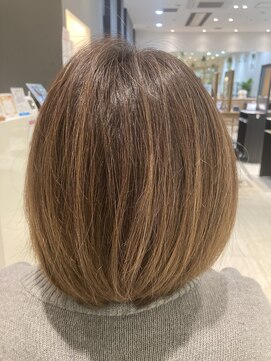 ビーズカラー イオンタウン米沢駅前店 人気のくすみ系カラー☆フォギーベージュ8トーン/11