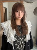 【farfara】レイヤーカット/ミルクティーアッシュベージュ