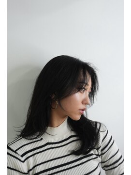 【miyon】韓国レイヤーカット×暗髪カラー×髪質改善