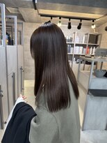 ノス 表参道(NOOS)&nbsp;髪質改善ストレート/レイヤーカット/ココアブラウン/髪質改善