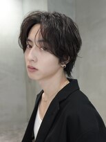 バイフィフス 原宿/表参道(by fifth) シャドウパーマスパイラルパーマセンターパート大人メンズヘア