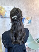 コス(COS)&nbsp;【COS/平塚/加藤】ハーフアップ/ヘアセット/お呼ばれアレンジ