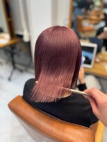 ユニ バイ マグ 長野店(Uni.by Mag) 透明感抜群♪ダブルカラーブリーチピンクラベンダー