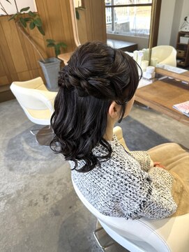 フラム(fulam) ハーフアップ