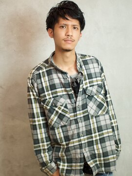 ベックメンズヘアサロン(BEKKU Men's hair salon) ワイルドマッシュショート!ウエットスタイリングでツヤ感UP☆