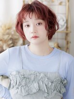 カバーヘアアンドスパ ブリス 浦和(COVER HAIR&SPA bliss)&nbsp;レッドブラウンアンブレラカラーシャギーウルフa浦和10代20代