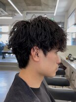 テンション(tension)&nbsp;メンズカットシャドウパーマニュアンスパーマ眉毛カット札幌大通