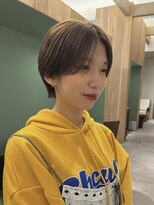 トップヘアーヒルズ 安城(TOP HAIR HILLS) 丸みショートボブ×小顔見え前髪|扱いやすいナチュラルショート