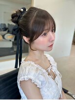アイドットプラス 新宿(i.+SHINJUKU)&nbsp;【白神】セミロングレイヤー/顔周りカット/ココアグレージュ