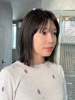 クス(KUsU)&nbsp;切りっぱなしボブ/シースルー/ボブ