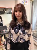 夏にぴったりベージュカラー×ロングレイヤー