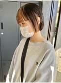 ボブ/前髪カット/インナーカラー/ブリーチ/ダブルカラー/学割