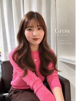 グロウバイニューヨークニューヨーク(Grow by NYNY)&nbsp;【坂本】レイヤーカット×くびれ巻き×ブラウンベージュ