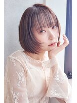 フィガロリビュート(figaro Ribute)&nbsp;2026 シースルーバング×柔らか丸みショートボブ
