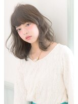ヘアーアートシフォン 池袋西口店(Hair art chiffon)&nbsp;似合わせカットでブルージュ＆ヴェールウェーブのセミディ 川口