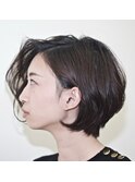 サイドパート奥行きショート