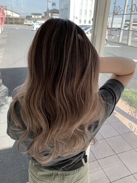 アース 石巻店(HAIR&MAKE EARTH) バレイヤージュカラー