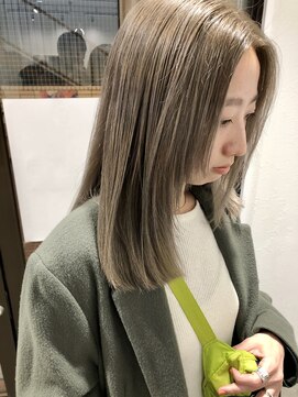 ワープ 青葉台(WARP) ミルクティーオリーブ/ダブルカラー/ブリーチ/青葉台