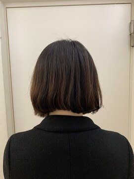 パティオン(PATIONN) ボブスタイル☆モカベージュ☆乾かすだけでまとまるスタイル