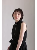 ショートボブ  ダークアッシュ