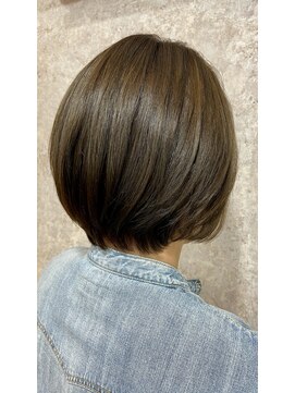 シュガービー(SUGAR-B) 【SUGAR-B】グレージュ丸みボブ