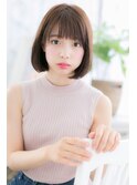好感度◎ナチュラルモードツヤ髪ぶつ切りボブb1