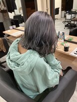 ラフ 難波店(LAFF)&nbsp;#黒髪#ボブルフ#ネビージュ#小顔#ワンレン