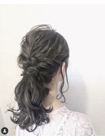 レシェル 松阪(RECIEL)&nbsp;華やかポニースタイル