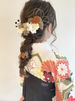 編みおろしアレンジ