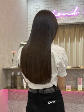 ロンドメリア 天神大名店(Lond Melia) ★大人ガーリー艶髪チョコレート髪質改善★ #髪質改善#縮毛矯正