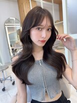 アフロートリノ(AFLOAT Leino)&nbsp;大人可愛い韓国ヘア　くびれヘア　レイヤーカット 2waybang#