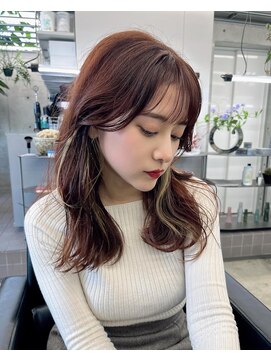 ビューズ オオサカ(VIEWS OSAKA) earring color × blood orange