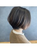 前下がりショートボブ
