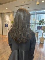 ザック ヴィ(ZACC  vie)&nbsp;レイヤーカット/セミロング/艶カラー/学割U24