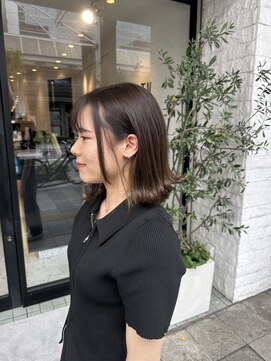 アース 岐阜店(HAIR&MAKE EARTH) 切りっぱなしボブ