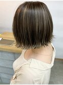 【cuzKLUB】ボブ×ハイライトデザイン*池袋