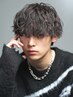 【トップデザイナー】メンズカット＋波巻きパーマ ￥19,800→￥15,840