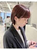 キートス(Kiitos)&nbsp;赤髪暖色ボブ丸みボブ大人ボブミニボブ