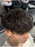 韓国風シャドウパーマ