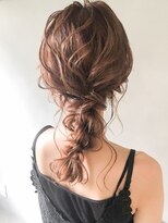 ポニーテール結婚式モテ髪ドレスヘア褒められる♪#01af0319
