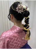 編み下ろしポニー