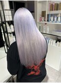 13309ニュアンスカラーホワイトアッシュ艶髪ホワイトブロンド