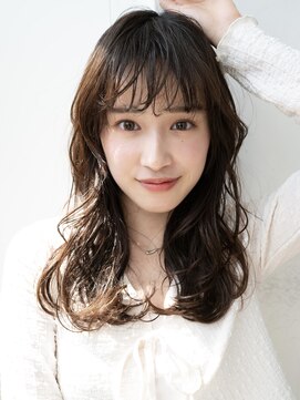 ロンドアンメゾン 原宿(Lond un Maison.) くびれヘア/顔周り/韓国/レイヤーカット/黒髪/ロング/前髪/原宿