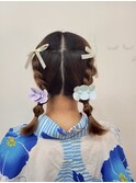 浴衣ツインアレンジ