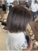 【筋感でない】超極細ハイライト　ゴールドベージュ
