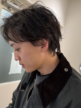 メンズニュアンスパーマ/スペインカール