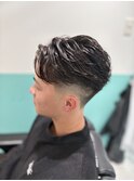テーパーフェード×アクティブショート