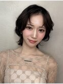 オリーブグレー/レイヤーカット/黒髪/マロンベージュ/原宿