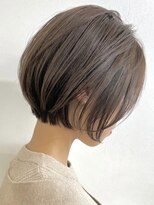 エリマ 横浜西口(elima)&nbsp;横浜ショートボブミルクティーベージュヘーゼルベージュカラー
